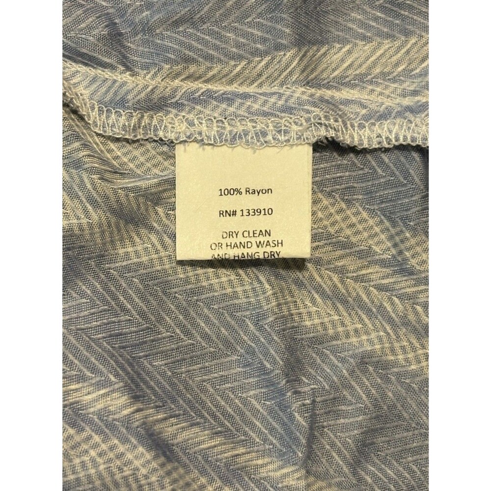 Show Me Your Mumu Siren Wrap Skirt Small NWT Sidewalk Stripe Periwinkle Challis - Picture 5 of 6